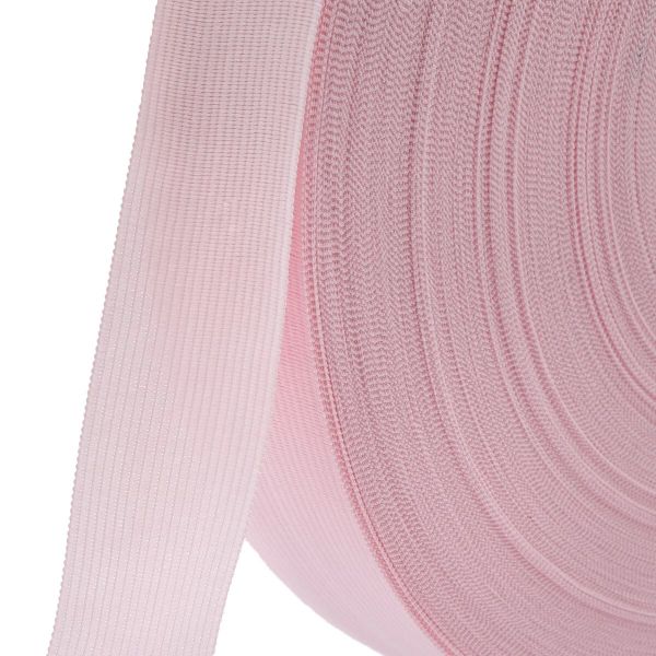 Тесьма (лента) окантовочная 33 мм / 100 метров, С671, 107 св. розовый