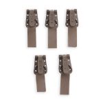 Крючок шубный PQ 45 мм, бежевый, PQ5206, 5 шт