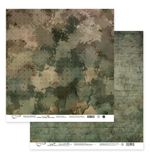 Бумага для скрапбукинга Вокруг меня. Хаки 190 г/м², 30.5х30.5 см, 10 шт, 3, Mr.Painter PSR 201106