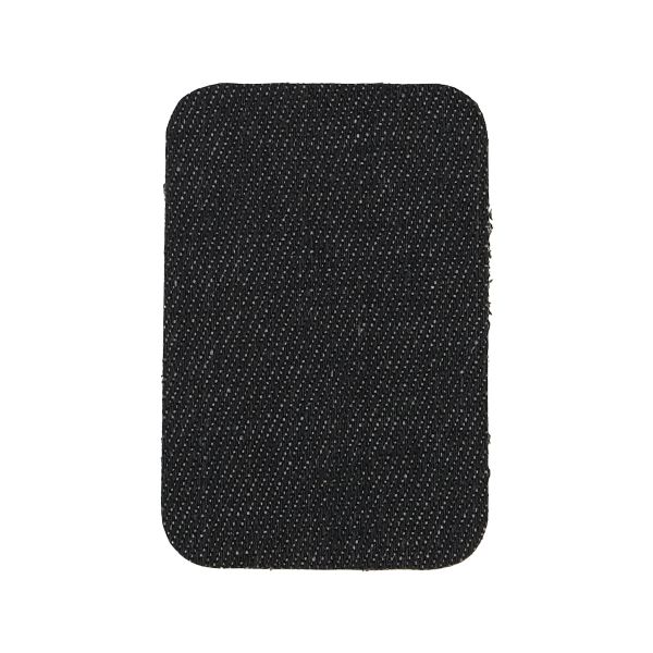 Термозаплатка, джинс, 52x78мм (черный (black)), AZ08, 10 шт