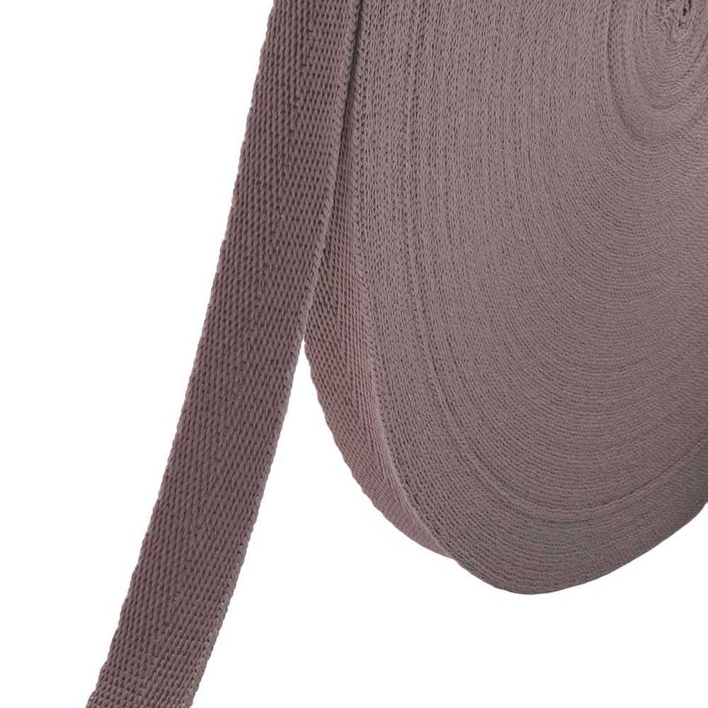 Тесьма (лента) киперная 15 мм / 50 метров, 3 г/м, 100% полиэфир, 09 кофе