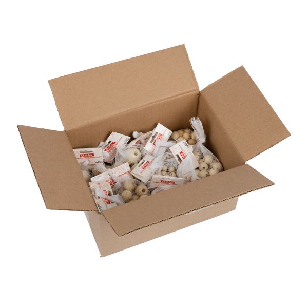 Бусины дерево ⌀8-30 мм, ассорти, Zlatka mix HBWS