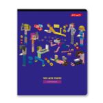 Тетрадь ученическая общая, A5+ 48 л. на скобе 65 г/м², белизна 100%, 10 шт, клетка в термоусадочной пленке, 000732 Виртуальная реальность, Светоч 48ТЕТк-001