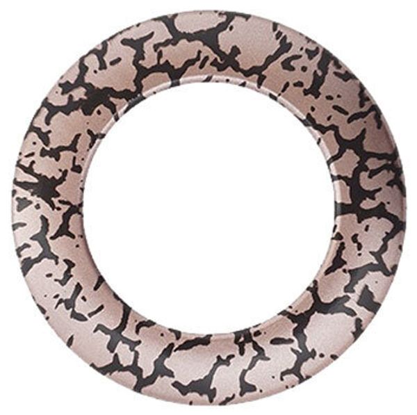 Люверсы шторные ⌀35 мм, матовые с рисунком, 10 шт, 27Е медь, Gamma