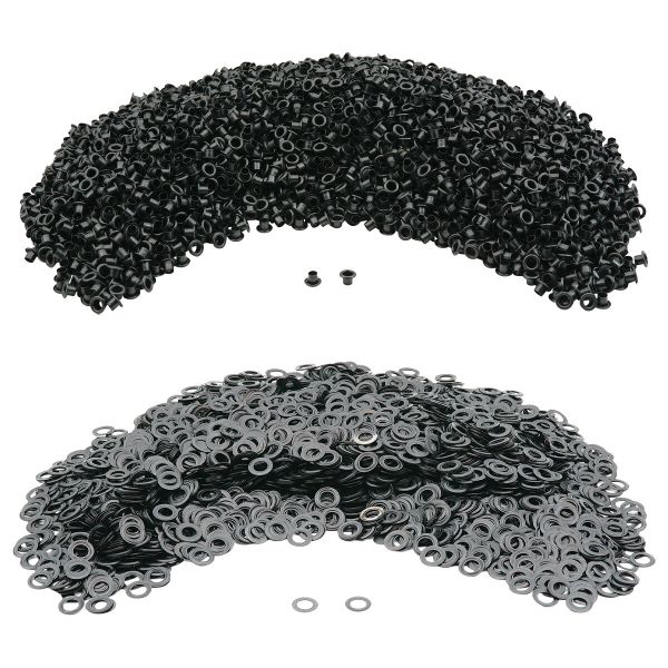 Люверсы металл ⌀_3.7 мм (внутр.), h4.56 мм (внутр.), №1.7, сталь, New Star, оксид, уп.≈5000 шт