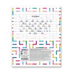 Тетрадь ученическая школьная A5+ 24 л. на скобе, белизна 100% 30 шт, линия, 000380 Цветные лабиринты, Светоч 24ТСКд5_1_3_2