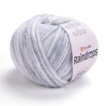 Пряжа YarnArt (ЯрнАрт) Raindrops / уп.10 мот. по 50 г, 115 м, 2906 серый меланж