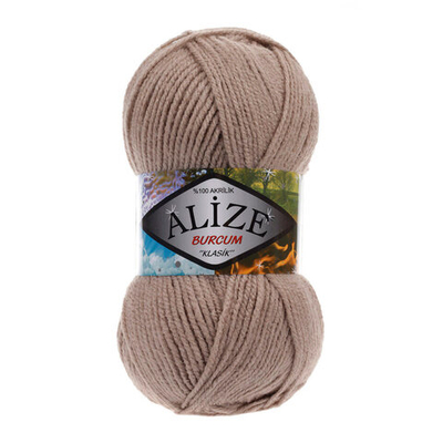 Пряжа Alize (Ализе) Burcum Klasik / уп.5 мот. по 100 г, 210м, 167 кофе с молоком, A