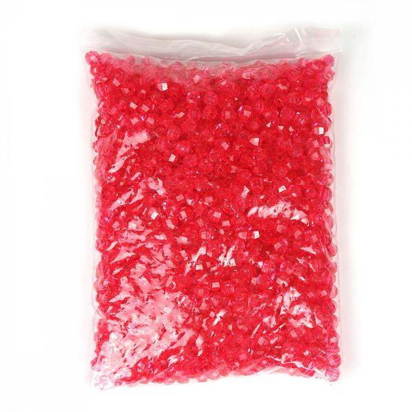 Бусины акрил ⌀10 мм, MG.3244-23, цв.23 св.малиновый, 500 г, Magic4Hobby