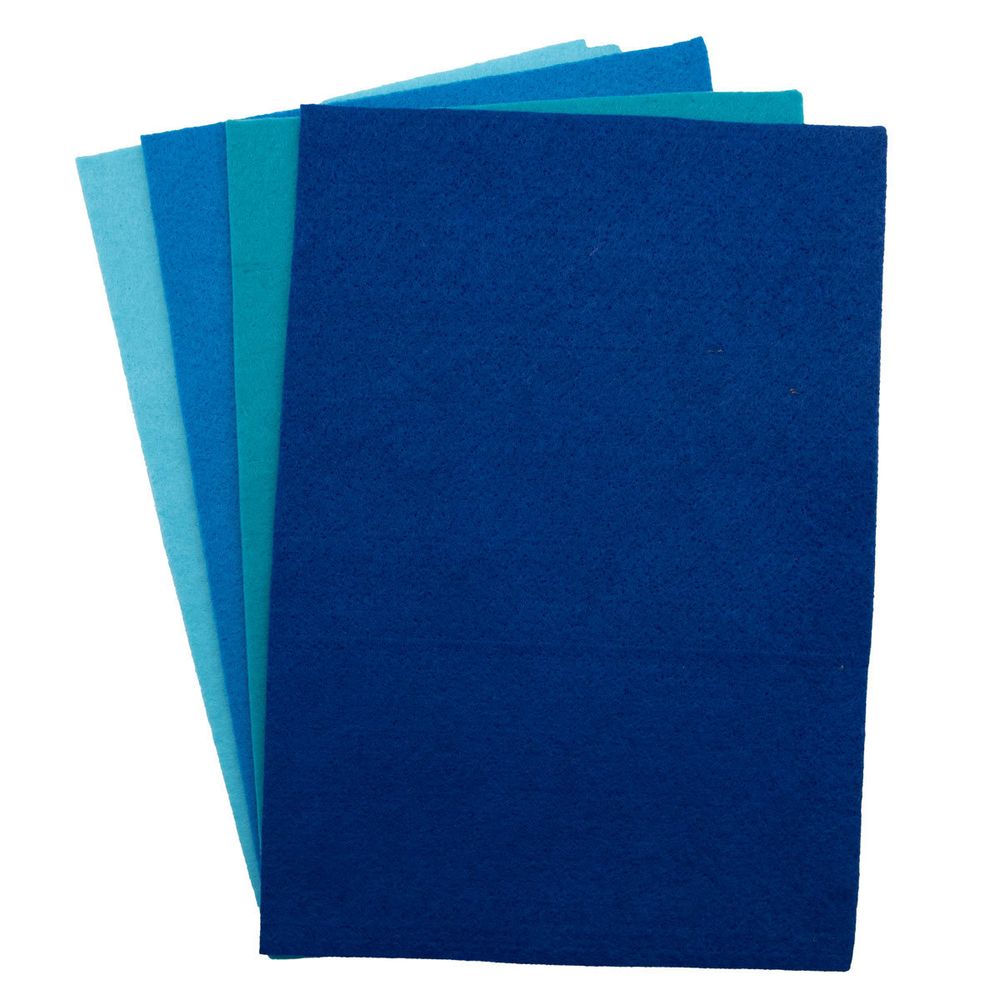 Фетр листовой мягкий 3.0 мм, 20х30см, 4 шт, Astra&Craft, 5