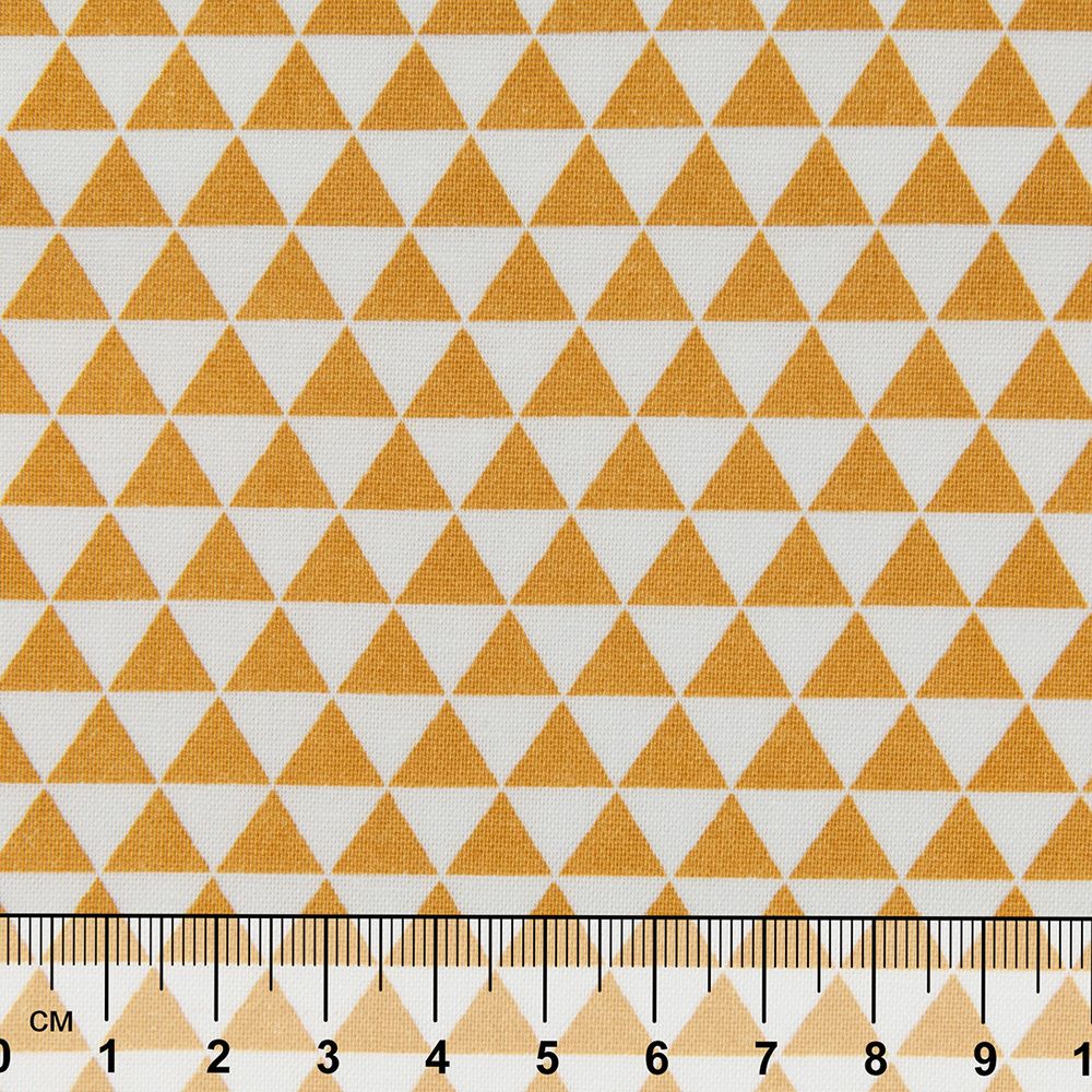 Ткань для пэчворка PEPPY БАБУШКИН СУНДУЧОК ФАСОВКА 100х112 см, 140±5 100% хлопок, БС-43 треугольники св.коричневый, Peppy БАБУШКИН СУНДУЧОК