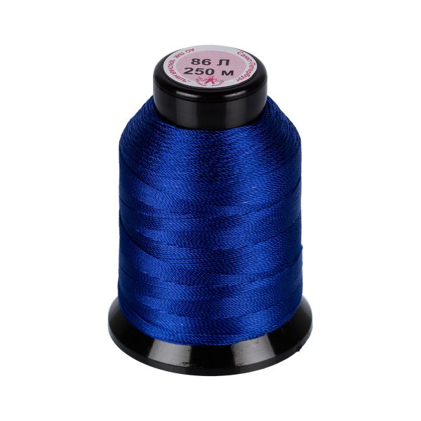 Нитки лавсан 86Л 100% полиэфир 250 м, 5 шт, 250 яр. синий, Гамма