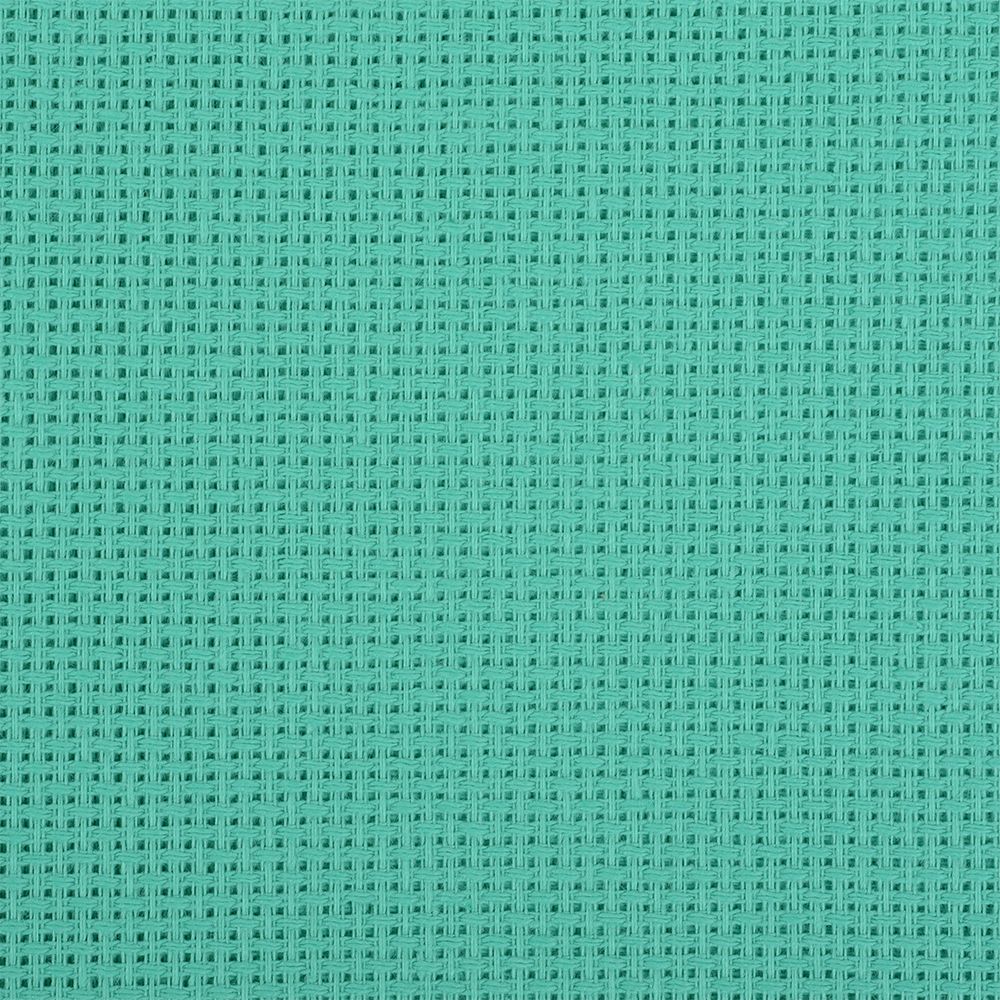 Канва средняя №563 (464) (10смх55кл) (100%Хл) шир.150 см цв.бирюза, 5 метров