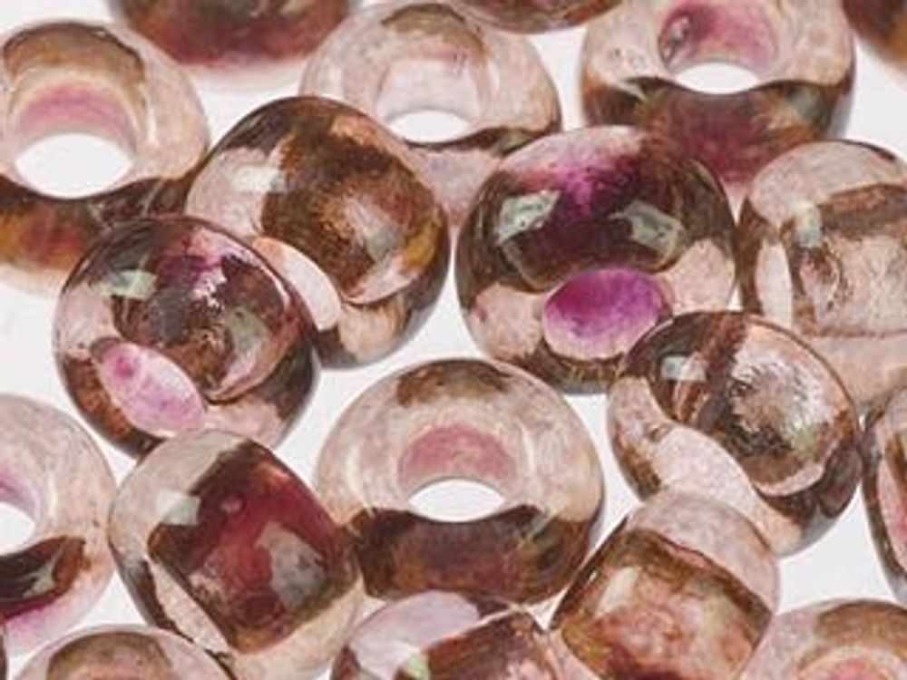 Бисер Preciosa прозрачный с цв. покрытием 10/0 (2.3 мм), 50 г, цв. 48095