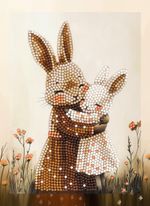 Кристальная (алмазная) мозаика Фрея ALVS-059, мини-картина, Мамина нежность, 14х19.5 см