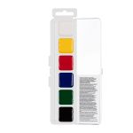 Краска акварель без кисти 6 цв, Аква-колор JIV-W6