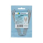 Спицы чулочные металл гибкие ⌀5.0 мм, 21 см, никель, Gamma KNF-3