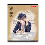 Тетрадь ученическая общая, выборочный лак, A5+ 48 л. на скобе 65 г/м², белизна 100%, 10 шт, клетка в термоусадочной пленке, 000742 Мыслим позитивно, Светоч 48ТЕТк-003