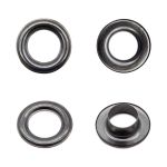 Люверсы металл ⌀13.0 мм (внутр.), h7 мм (внутр.), №28, металл, New Star, чер.никель, уп≈100 шт