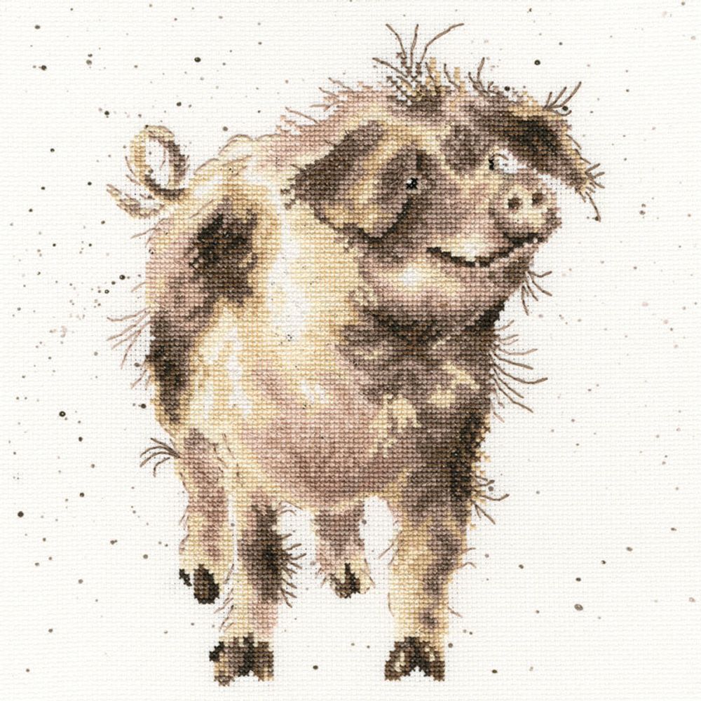 Bothy Threads, Truffles and Trotters (Трюфели и поросенок), 26х26 см /TOS/