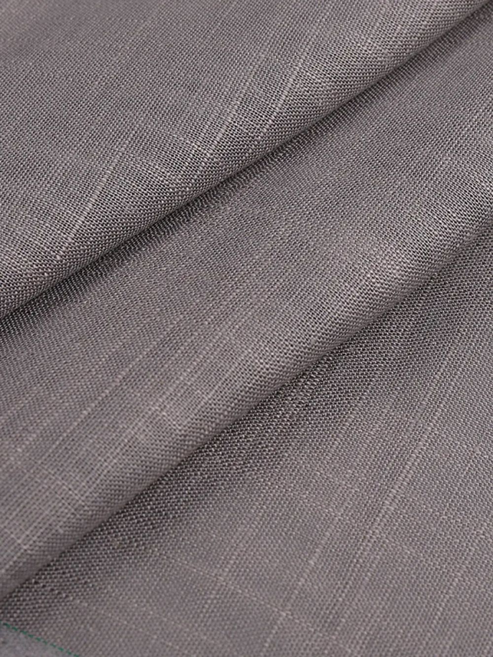 Льняная ткань 190 г/м², 140 см / 2 метра, TBY.Li.1002.15, 15 серый