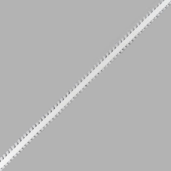 Шнур отделочный сороконожка ⌀5.0 мм / 30 метров, белый, С873