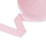Тесьма (лента) киперная п/э с люрексом 30 мм / 50 метров, розовый-серебристый/pink-silver, Gamma TPTL-30