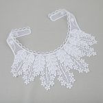 Пришивная кружевная вставка 250 мм, гипюр, 10 шт, Турция, белый, Gamma GIC-27-02 белый