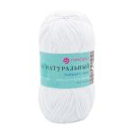 Пряжа Пехорка Хлопок натуральный Кабле / уп.5 мот. по 100 г, 425 м, 01-Белый