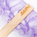 Трессы для кукол 15 см, 100 см, 38 г, 36 лавандовый, белый, HobbyBe HAR-5