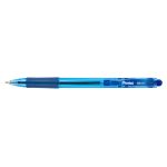Ручка шариковая автоматическая Pentel Fine Line ⌀0.7 мм, 12 шт, BK417-C цвет чернил: синий