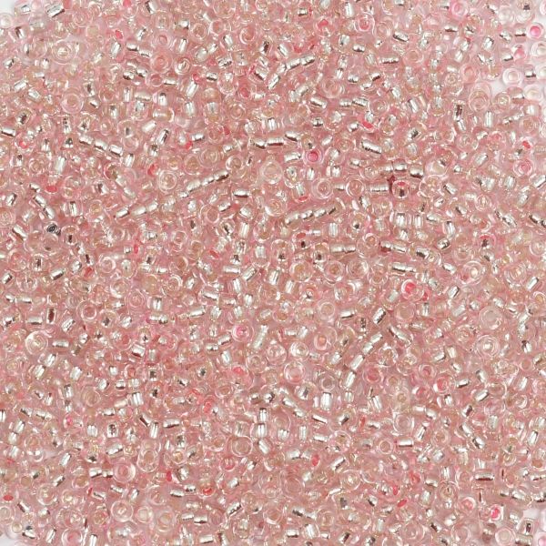 Бисер Astra&Craft 11/0 (2.1 мм), 200 г (10х20 г), цв. 1103 св. розовый/прозрачный