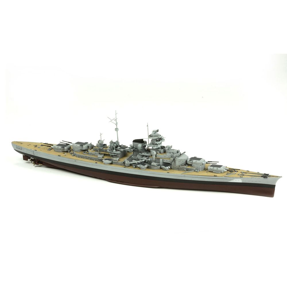 Модель сборная: линейный корабль, KRIEGSMARINE BATTLESHIP KM BISMARCK 1/700, Meng PS-003