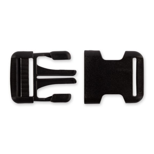 Фастекс (пряжка трезубец) пластик 25 мм, 100 шт, черный, Gamma SB06