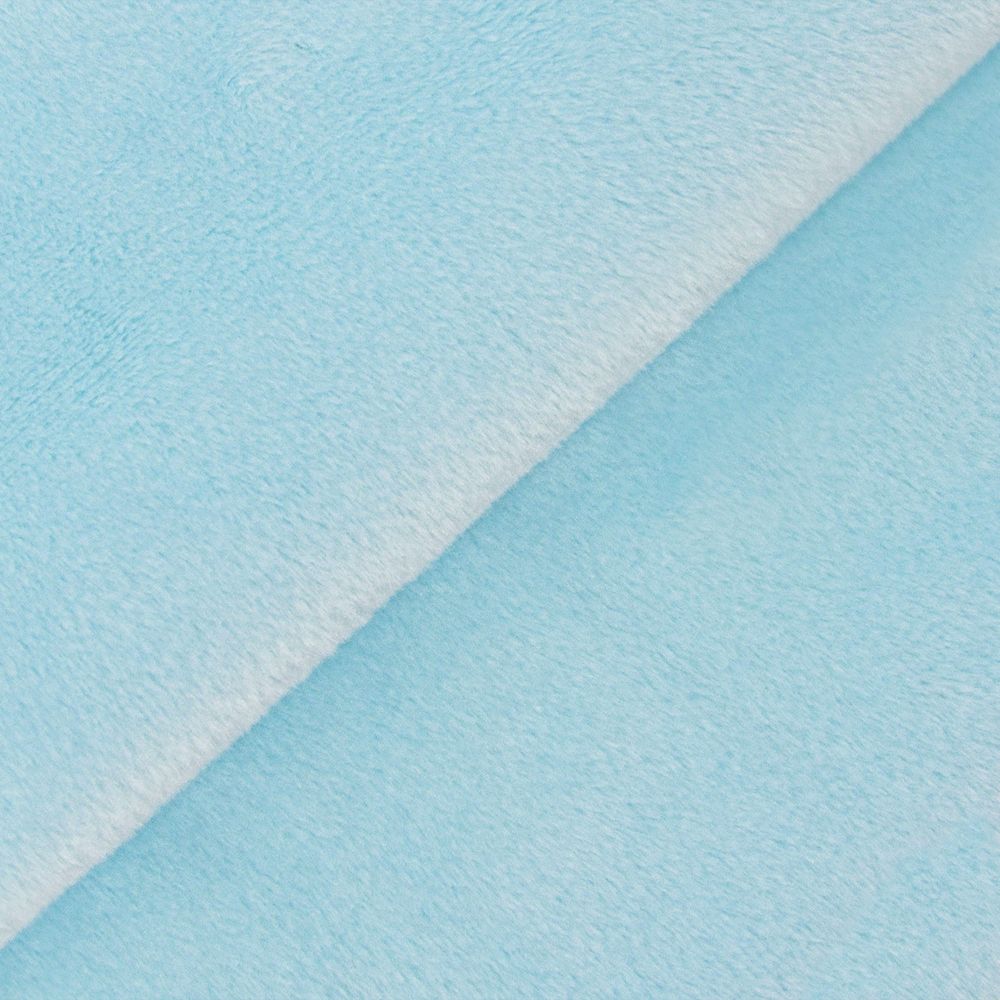 Плюш Peppy PEV 273 г/м², 152 см / рул. 5 метров, 29 св.голубой/lt.blue
