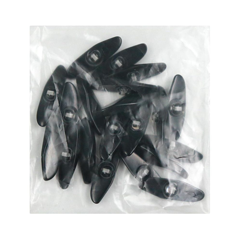 Пуговицы на ножке (3.01-203-45) (черный), Б25, 20 шт