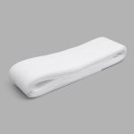 Лента (тесьма) шторная: сборка бантовая (1:2) 60 мм / 10 метров, (2 ряда петель, 2 шнура), белый ТУ, (C93)