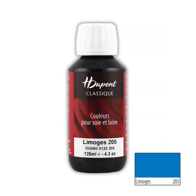 Краска для шелка H Dupont Classic, 125мл, 205 лиможский голубой