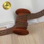 Кружево вязаное (тесьма) 15 мм / 10 метров, цв.т.коричневый, Kruzhevo