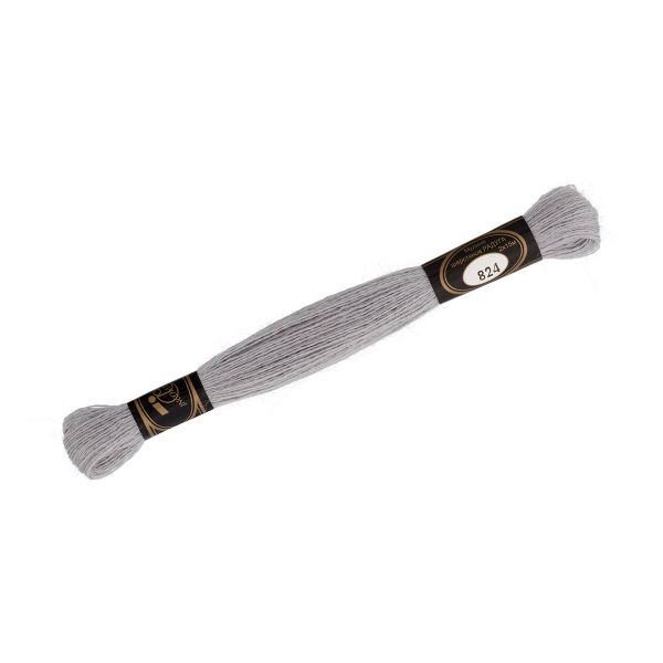 Мулине Радуга, цв.824 серый, Россия, 8 мотков по 15 метров