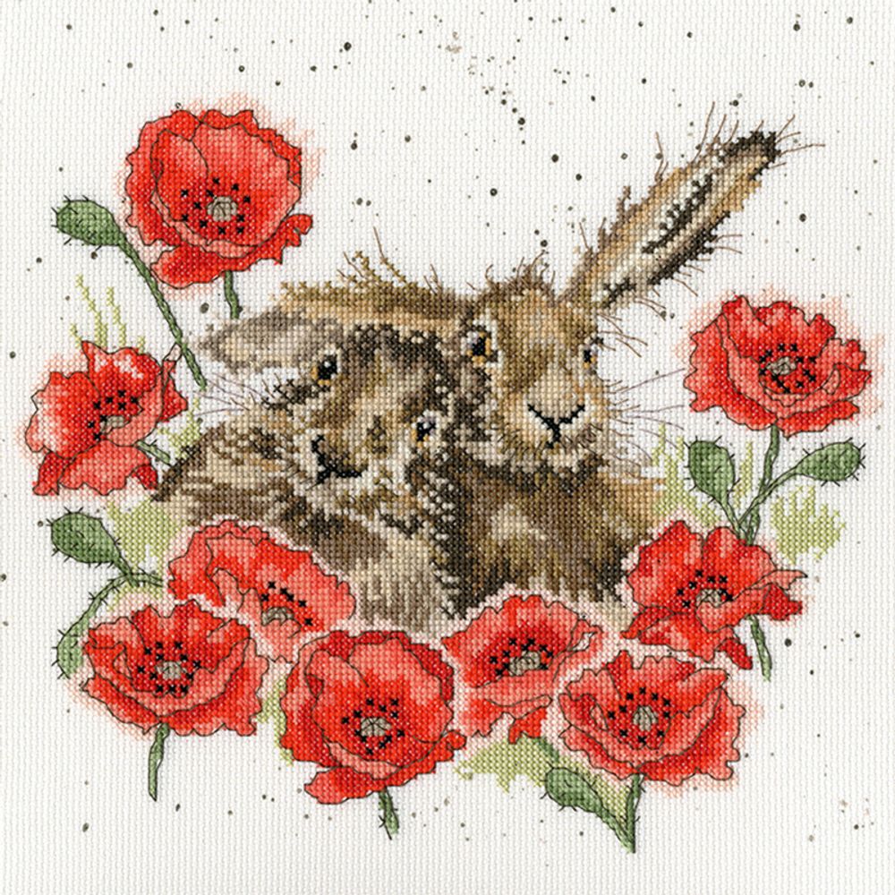 Bothy Threads, Love Is In The Hare (Заячья любовь), 26х26 см