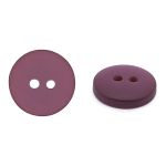 Пуговицы на 2 прокола 18L (11мм), пластик (col.23 сливовый), CR-K18M, 144 шт
