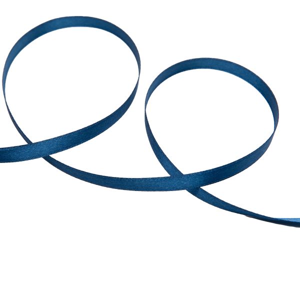 Лента атласная 2-сторонняя 6.0 мм / 33±2 метра, №116 т-синий, Gamma AL-6D