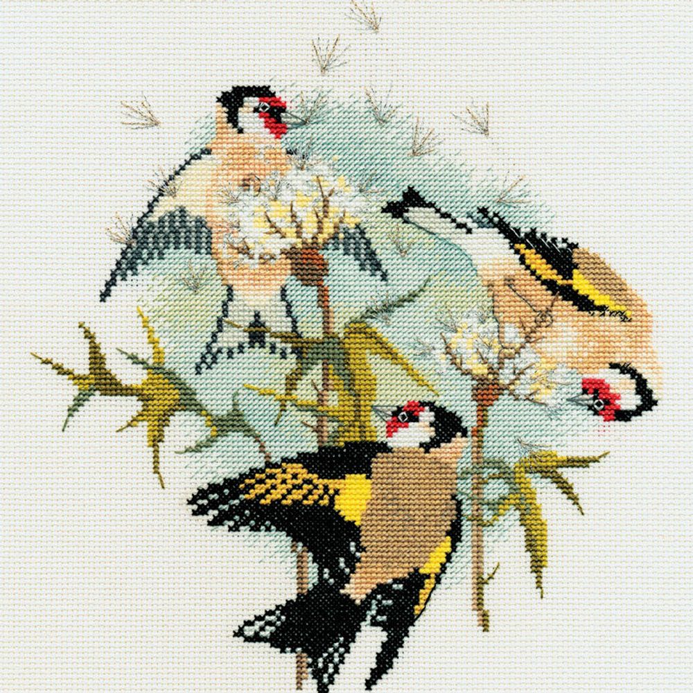 Derwentwater Designs, Goldfinches &amp; Thistles, 22х24,5 см