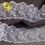 Кружево капроновое 45 мм / 9.14 м, TBS.30010 цв.001 белый, Kruzhevo