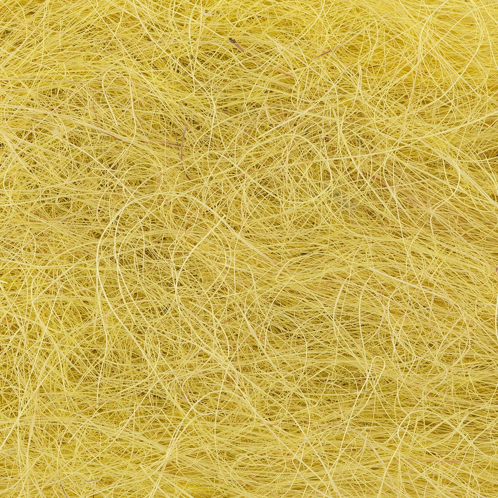 Сизалевое волокно 20 г,±3 г, желтый, Blumentag BHG-20