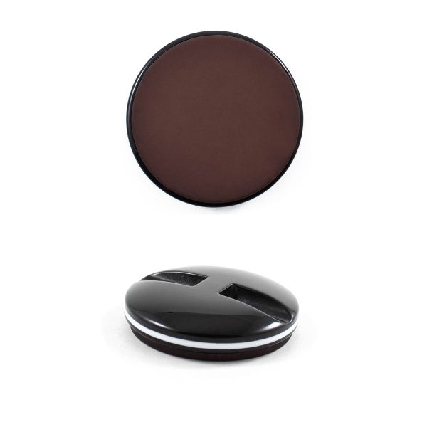 Пуговицы на ножке 40L, 25 мм, Brown, коричневый, 12 шт