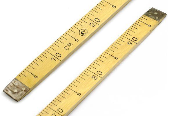 Метр деревянный без клейма 100 см, КР-1