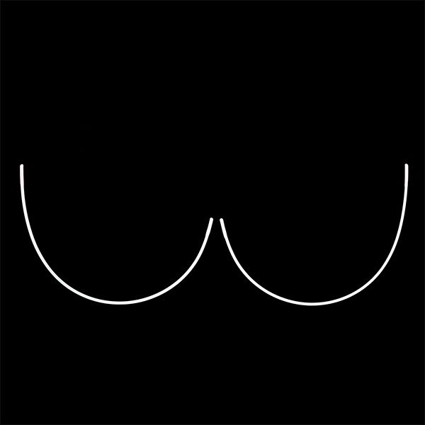 Косточки для бюстгальтера (каркасы) металл 126х209 мм, 100 шт