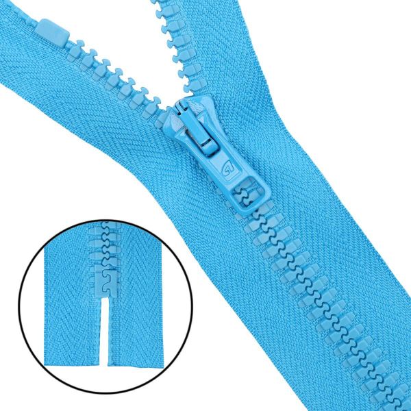 Молния трактор Arta Т6 (6 мм) 1 зам., н/раз., 18 см, цв. 225 голубая бирюза, 10 шт